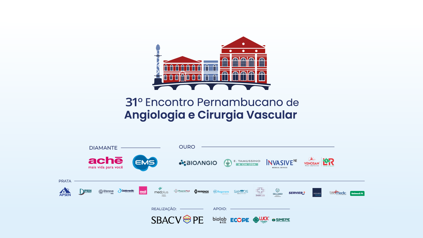 31º Encontro Pernambucano de Angiologia e Cirurgia Vascular — SBACV-PE